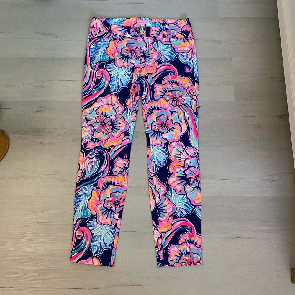 Lilly Pulitzer Kelly Pants in Nauti Navy